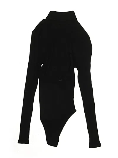 Pre-owned Ambiance Bodysuit In Black