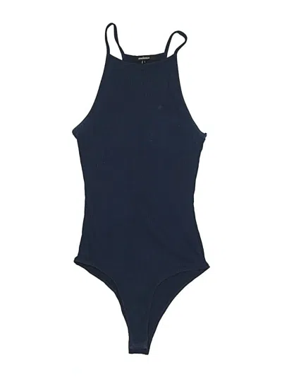 Pre-owned Ambiance Bodysuit In Blue