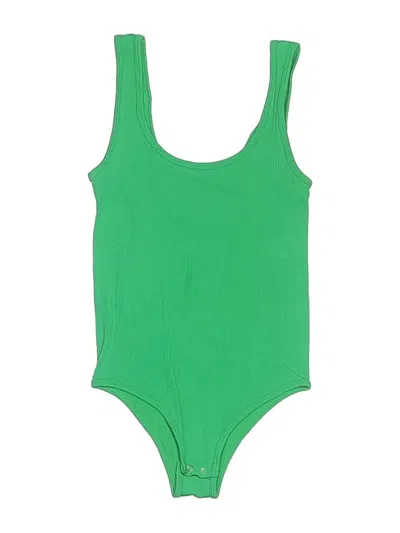 Pre-owned Ambiance Bodysuit In Green