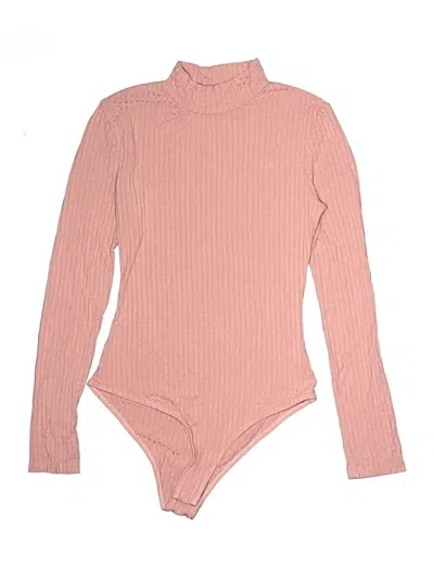 Pre-owned Ambiance Bodysuit In Pink