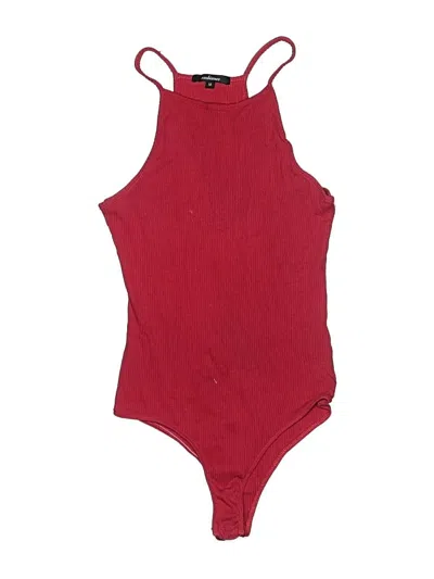 Pre-owned Ambiance Bodysuit In Red