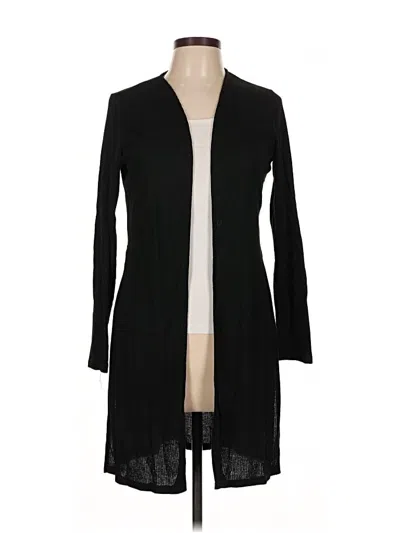 Pre-owned Ambiance Cardigan Sweater In Black