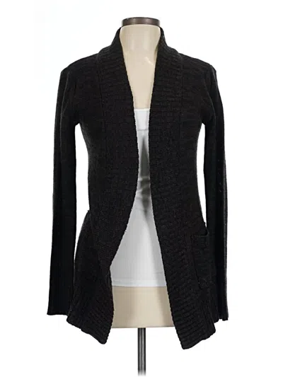 Pre-owned Ambiance Cardigan Sweater In Black