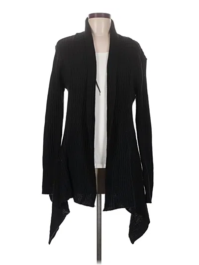 Pre-owned Ambiance Cardigan Sweater In Black