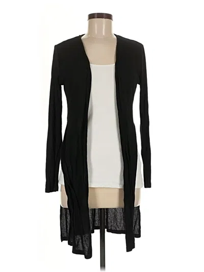 Pre-owned Ambiance Cardigan Sweater In Black