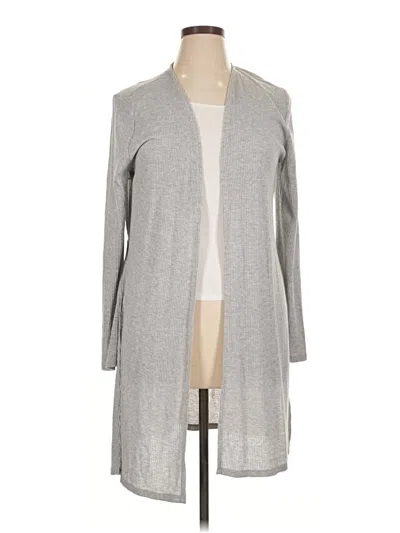 Pre-owned Ambiance Cardigan Sweater In Gray