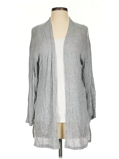 Pre-owned Ambiance Cardigan Sweater In Gray