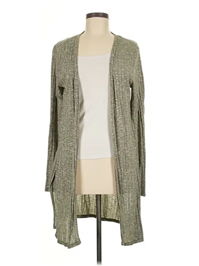 Pre-owned Ambiance Cardigan Sweater In Green