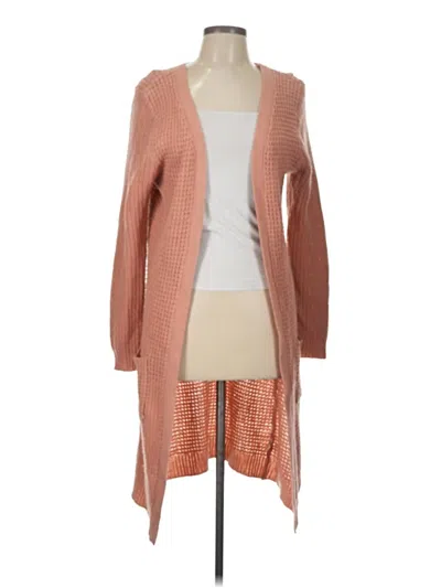 Pre-owned Ambiance Cardigan Sweater In Orange