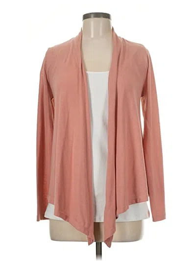 Pre-owned Ambiance Cardigan Sweater In Pink