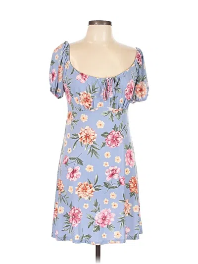 Pre-owned Ambiance Casual Dress In Blue