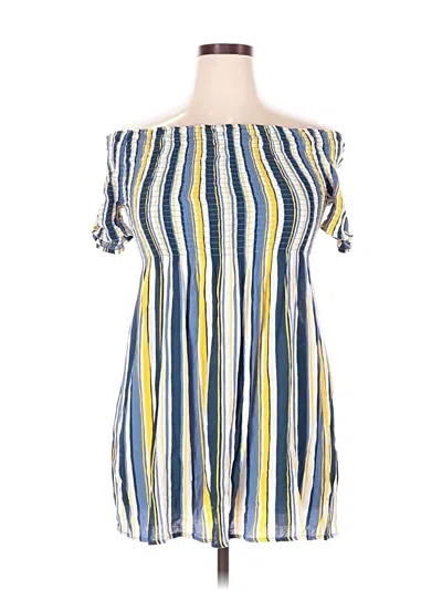 Pre-owned Ambiance Casual Dress In Blue