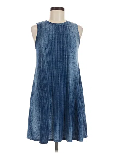 Pre-owned Ambiance Casual Dress In Blue