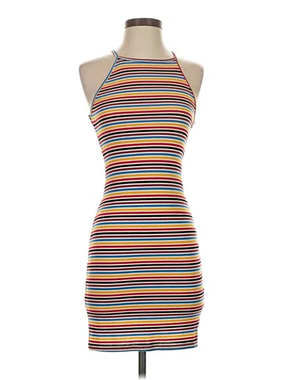 Pre-owned Ambiance Casual Dress In Brown