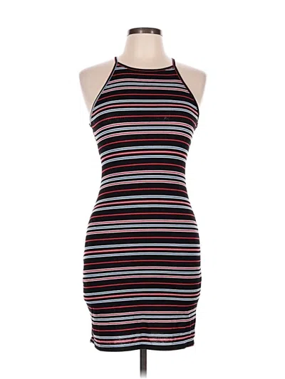 Pre-owned Ambiance Casual Dress In Burgundy