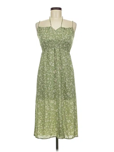 Pre-owned Ambiance Casual Dress In Green