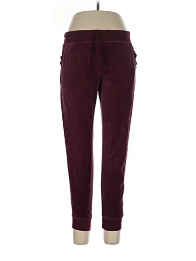 Pre-owned Ambiance Casual Pants In Burgundy