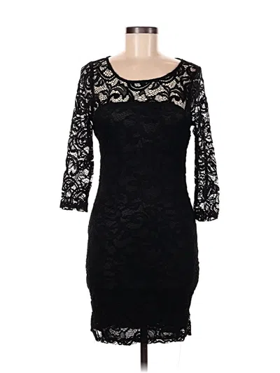 Pre-owned Ambiance Cocktail Dress In Black