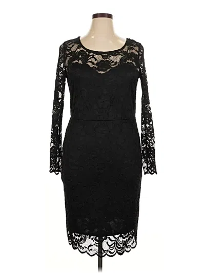 Pre-owned Ambiance Cocktail Dress In Black