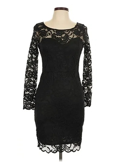Pre-owned Ambiance Cocktail Dress In Black