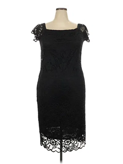 Pre-owned Ambiance Cocktail Dress In Black