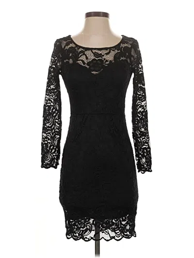 Pre-owned Ambiance Cocktail Dress In Black