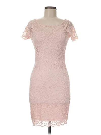 Pre-owned Ambiance Cocktail Dress In Pink