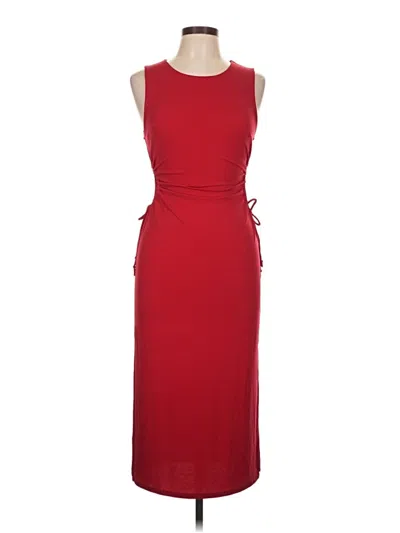Pre-owned Ambiance Cocktail Dress In Red