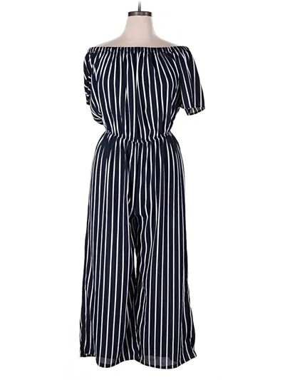 Pre-owned Ambiance Jumpsuit In Blue