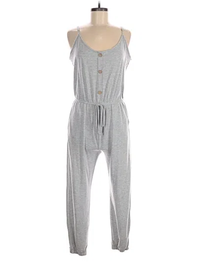 Pre-owned Ambiance Jumpsuit In Gray