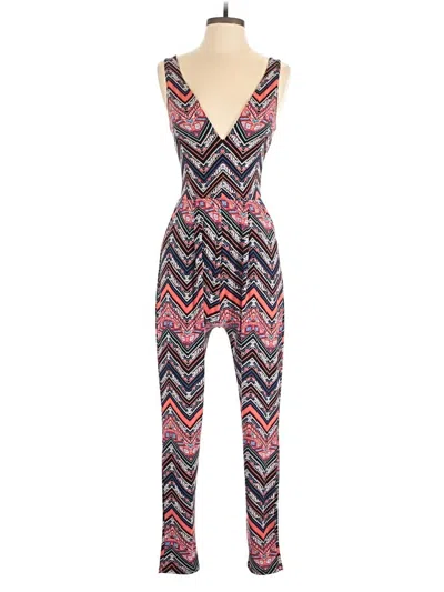 Pre-owned Ambiance Jumpsuit In Pink
