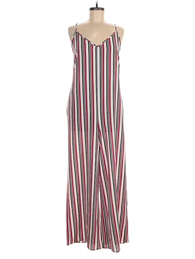 Pre-owned Ambiance Jumpsuit In Red