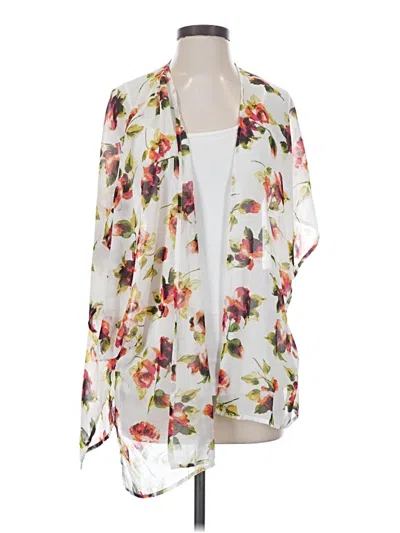 Pre-owned Ambiance Kimono In White