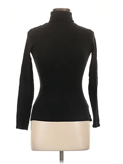 Pre-owned Ambiance Long Sleeve Turtleneck In Black