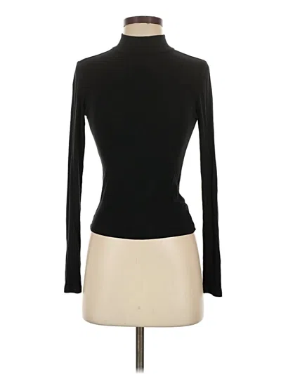 Pre-owned Ambiance Long Sleeve Turtleneck In Black
