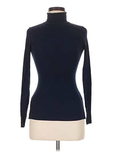 Pre-owned Ambiance Long Sleeve Turtleneck In Blue