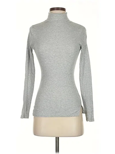 Pre-owned Ambiance Long Sleeve Turtleneck In Gray