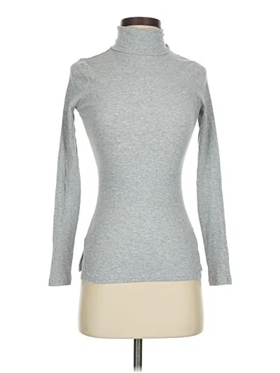 Pre-owned Ambiance Long Sleeve Turtleneck In Gray