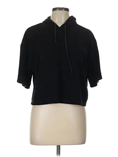 Pre-owned Ambiance Poncho In Black