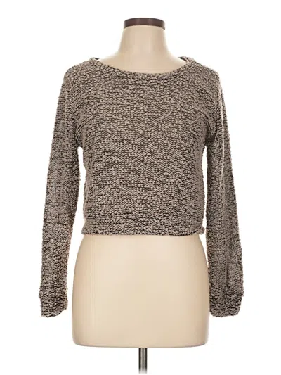 Pre-owned Ambiance Pullover Sweater In Brown