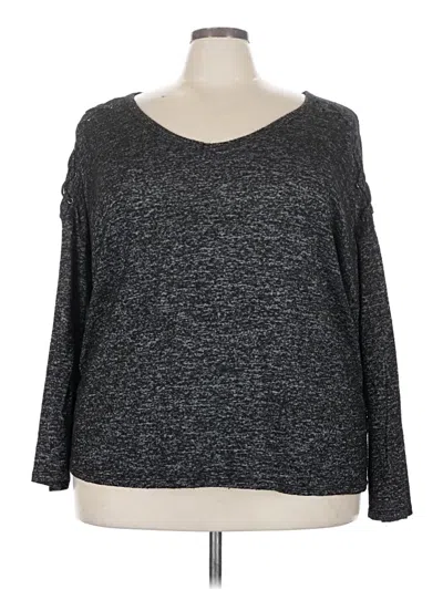 Pre-owned Ambiance Pullover Sweater In Gray