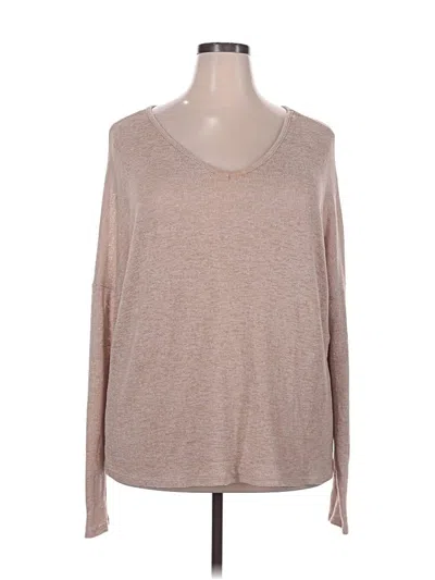 Pre-owned Ambiance Pullover Sweater In Tan