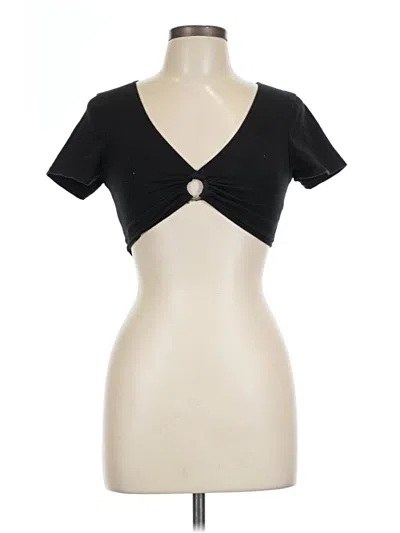 Pre-owned Ambiance Short Sleeve T-shirt In Black