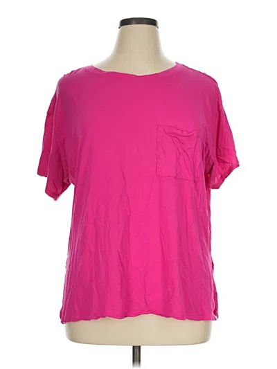 Pre-owned Ambiance Short Sleeve T-shirt In Pink