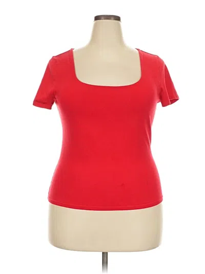 Pre-owned Ambiance Short Sleeve T-shirt In Red