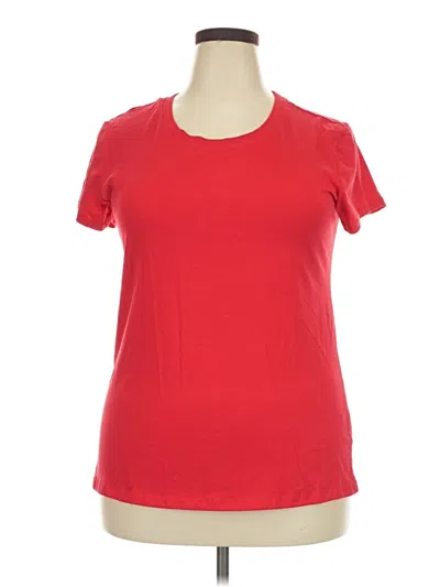 Pre-owned Ambiance Short Sleeve T-shirt In Red