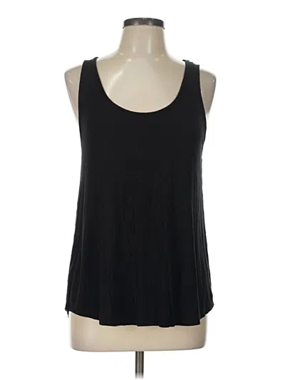 Pre-owned Ambiance Tank Top Black Halter Neckline Tops