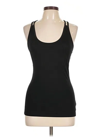 Pre-owned Ambiance Tank Top Black Scoop Neck Tops
