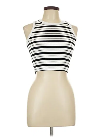 Pre-owned Ambiance Tank Top Ivory Halter Neckline Tops