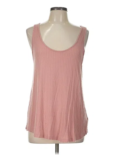Pre-owned Ambiance Tank Top Pink Strapless Neckline Tops